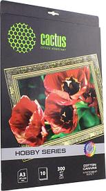 Cactus CS-СA326010 (A3 10 листов 300 г/м2)  арт  бумага хлопковый  холст CACTUS 11052997