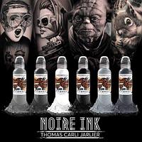 Краска World Famous Tattoo Ink THOMAS CARLI JARLIER NOIRE INK SET 30мл