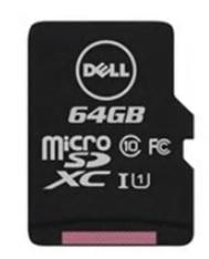 Носитель информации DELL microSDHC/SDXC 64GB Card for G14 Dell 385-BBKL