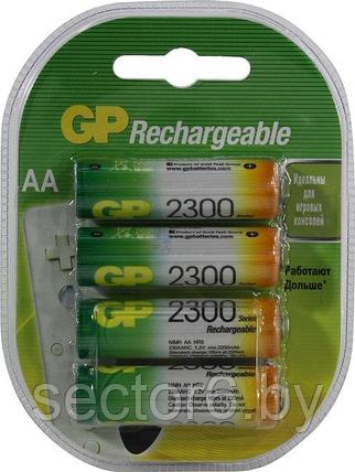 Аккумулятор GP 230AAHC-4 (1.2V 2300mAh) NiMh Size "AA" уп. 4 шт GP Аккумулятор GP 230AAHC-4 (1.2V 2300mAh), фото 2
