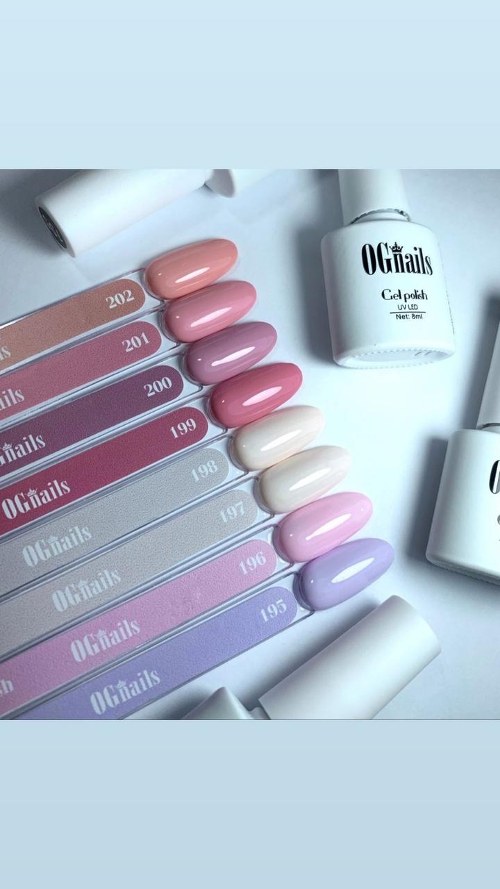 Гель-лак OG Nails коллекции Second White №200, 8 мл