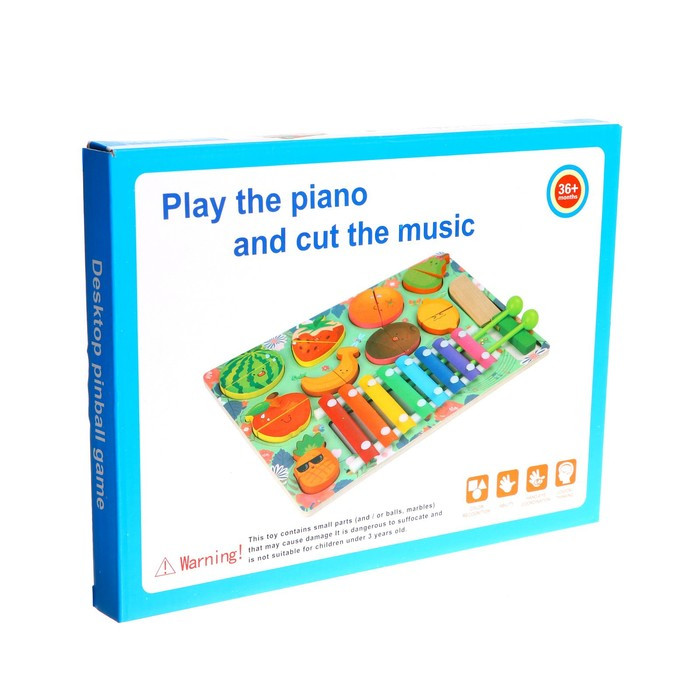 Детский развивающий набор «Музыкальные фрукты» 29,5 × 22 × 3 см - фото 5 - id-p173293586
