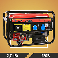 Бензиновый электрогенератор Калибр БЭГ-3000А