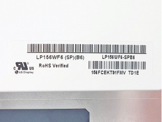 Матрица (экран) для ноутбука LG LP156WF6 SP B6, 15,6, 30 pin Slim, 1920x1080, IPS - фото 2 - id-p173306505
