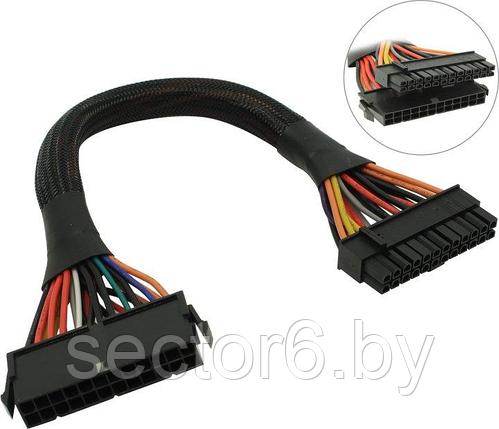 Akasa AK-CB24-24EXT Кабель удлинительный 24(20+4)-pin ATX 30см AKASA Akasa AK-CB24-24EXT Кабель удлинительный, фото 2