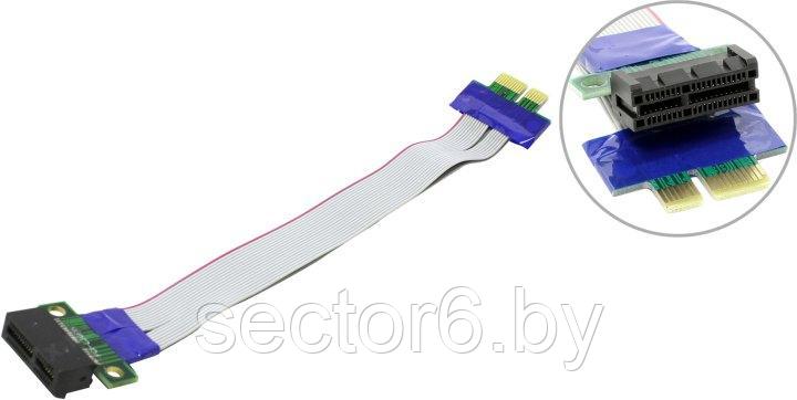 Переходник Espada PCI-E X1 F to PCI-E X1 M 18cm EPCIEM-PCIEF18R ESPADA Переходник Espada PCI-E X1 F to PCI-E, фото 2