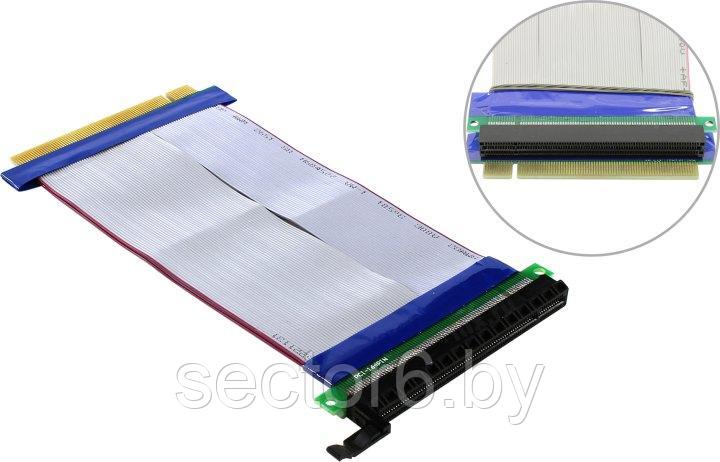 Переходник Espada EPCI EM-PCI EFX16 Кабель удлинительный Riser card 18см PCI-Ex16  M--PCI-Ex16  F ESPADA