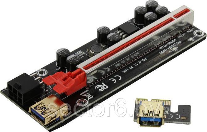 Переходник PCE164P-N09 Ver009S plus Адаптер PCI-Ex1 M -- PCI-Ex16 F UNDEFINED Переходник PCE164P-N09, фото 2