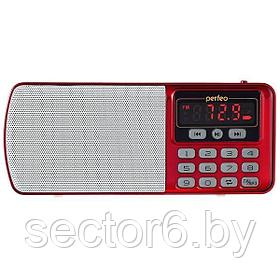 Perfeo радиоприемник цифровой ЕГЕРЬ FM+ 70-108МГц/ MP3/ питание USB или BL5C/ красный (i120-RED) [PF_5026]
