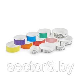 Упаковка браслетов (6 шт/уп) Zebra Wristband, Polypropylene, 25.4x279.4mm; DT, Z-Band Direct, Adhesive