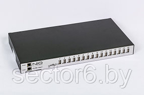 Сетевой концентратор USB  NIO-EUSB 16epcl USB/IP хаб на 16 портов с 2 блокоми питания (отказоустойчивый