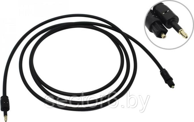 Кабель ODT(Toslink)-M --> mini Toslink 3.5mm -M OD4.0 1.5м UNDEFINED Кабель ODT(Toslink)-M --> mini Toslink, фото 2