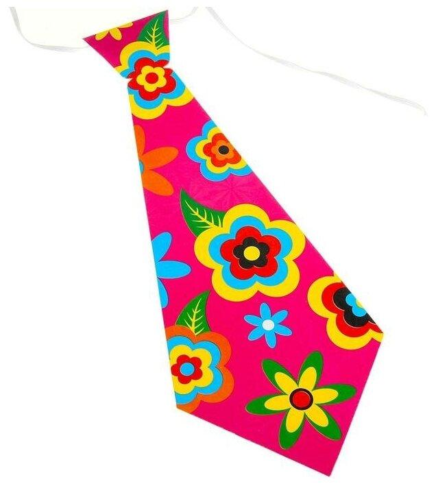 Карнавальный галстук «Цветы», набор 6 шт.