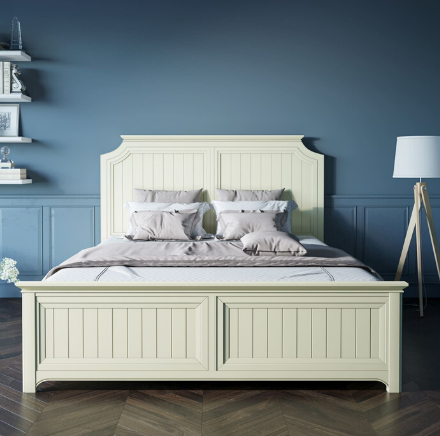 Бежевая кровать "Olivia" 180х200