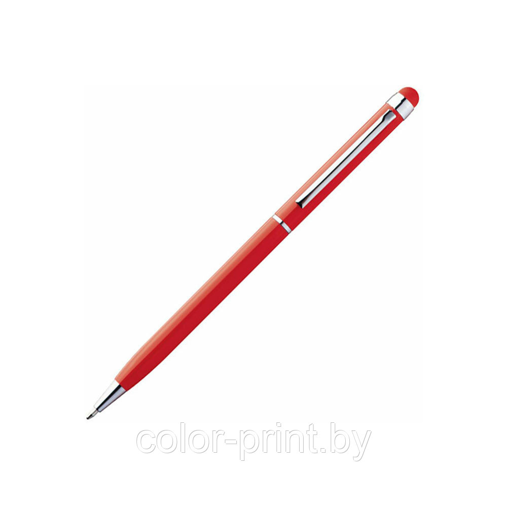 Ручка шариковая, металл, красный/серебро, NEW Orleans