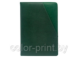 Ежедневник, недатированный, формат А5, в твердой обложке Fler, зеленый