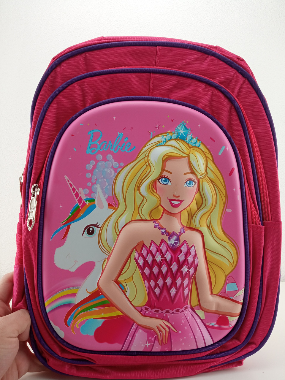 Детский рюкзак для девочки "Принцессы Disney" розовый 38 х 27 см, фото 1
