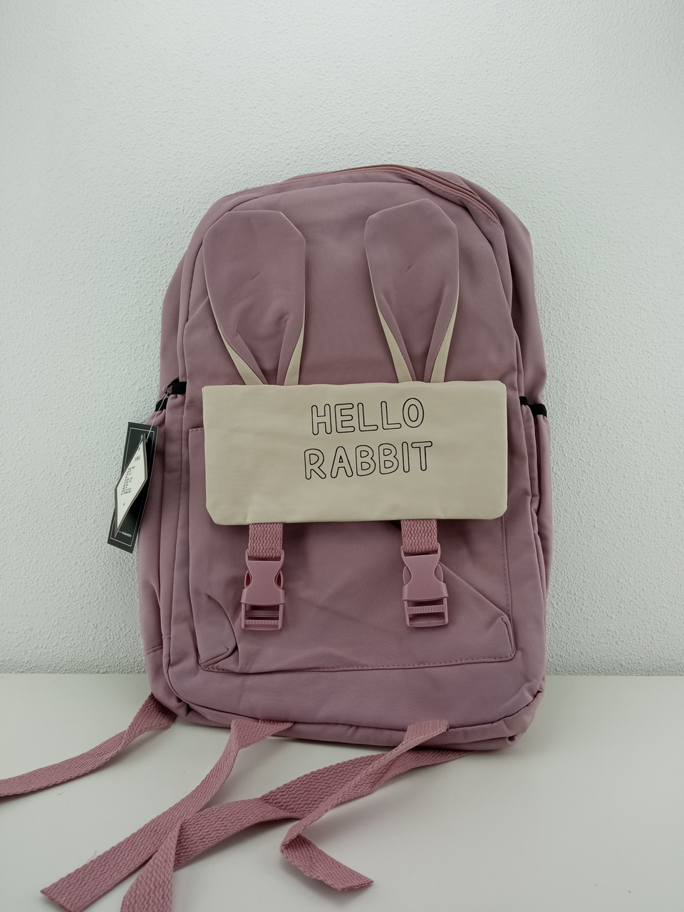 Рюкзак Hello Rabbit бледно-розовый 40 х 30 см, фото 1