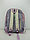 Рюкзак "QJT Sunshine" бежевый салатовый 38 х 30 см, фото 10