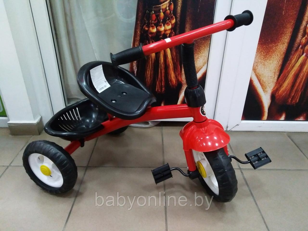 Детский велосипед трехколесный арт 1-10-11 от 1 до 3 лет красный - фото 1 - id-p173350029