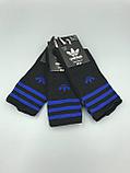 Черные носки Adidas / удлиненные носки / носки с резинкой, фото 2