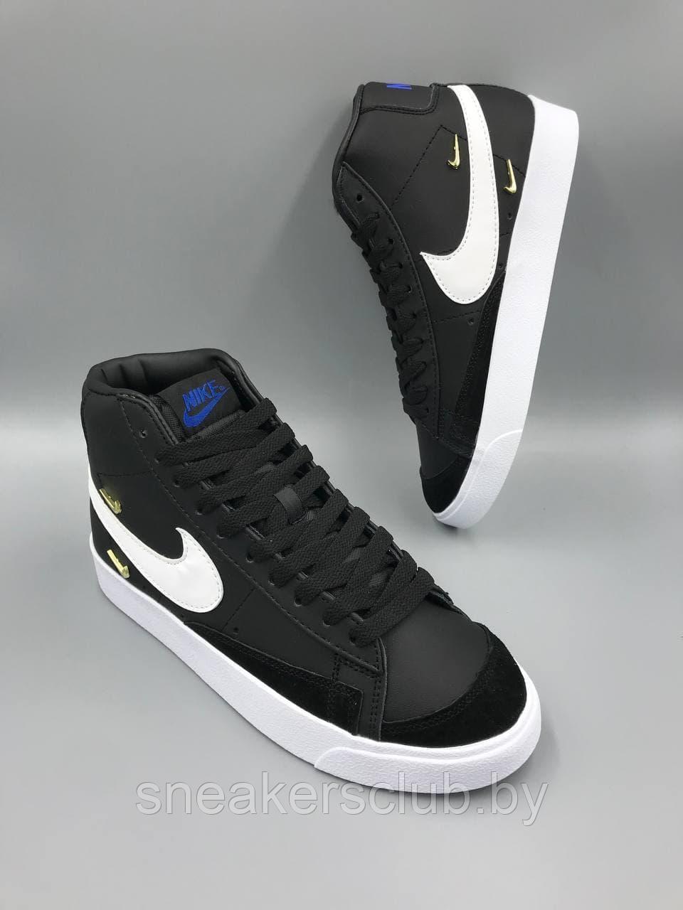 Кроссовки женские демисезонные Nike Blazer/ черные кроссовки/ подростковые
