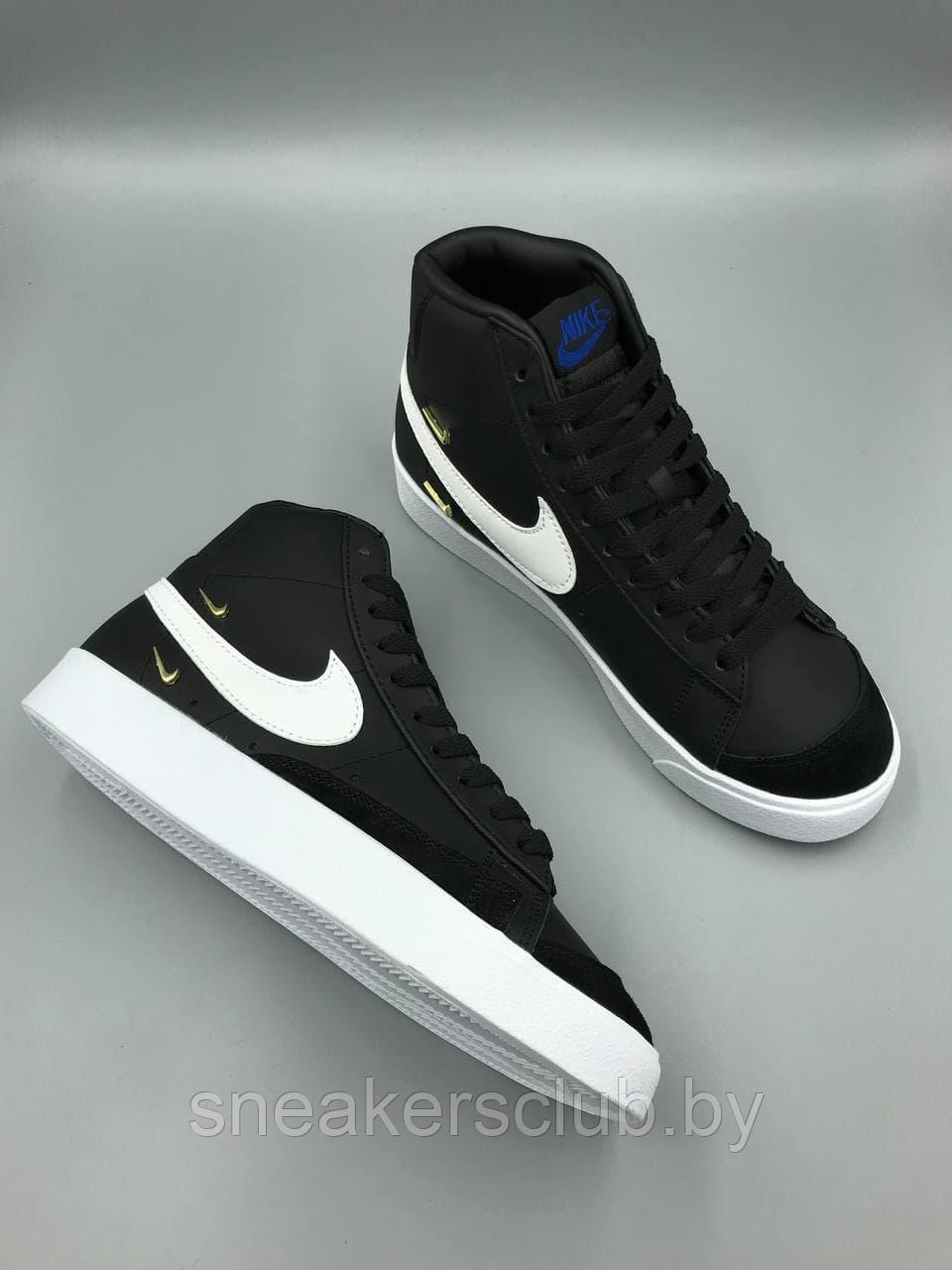 Кроссовки женские демисезонные Nike Blazer / черные кроссовки / подростковые - фото 5 - id-p173350616