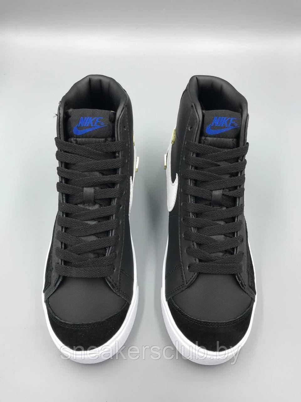 Кроссовки женские демисезонные Nike Blazer / черные кроссовки / подростковые - фото 4 - id-p173350616