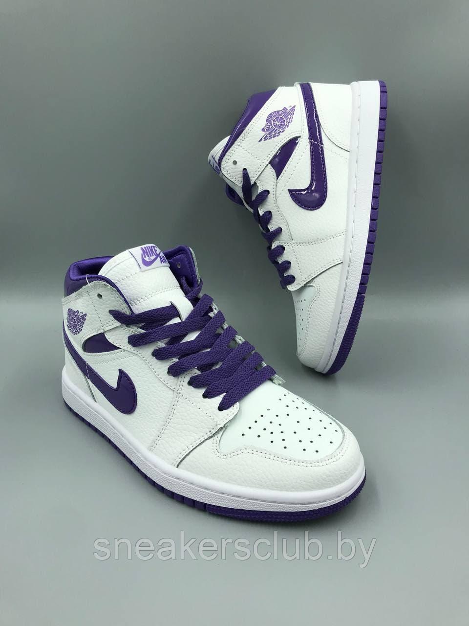 Кроссовки женские Nike Air Jordan 1/ подростковые/ высокие кроссовки