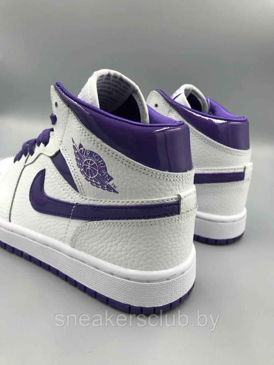 Кроссовки женские Nike Air Jordan 1 / подростковые / высокие кроссовки - фото 5 - id-p173350709
