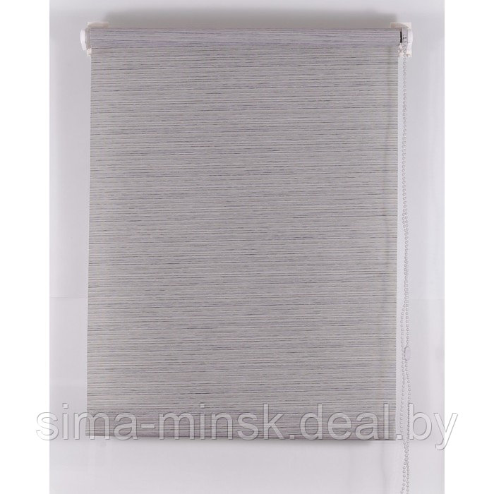 Рулонная штора «Зебрано», размер 200х160 см, цвет серый - фото 1 - id-p173355000