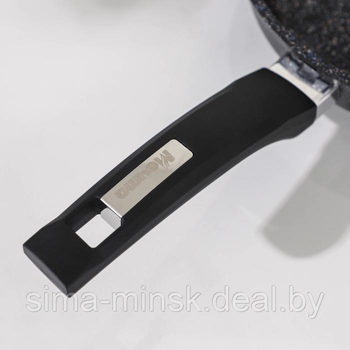 Сковорода «Гранит Star», d=22 см, пластиковая ручка, антипригарное покрытие, цвет чёрный - фото 4 - id-p173356586
