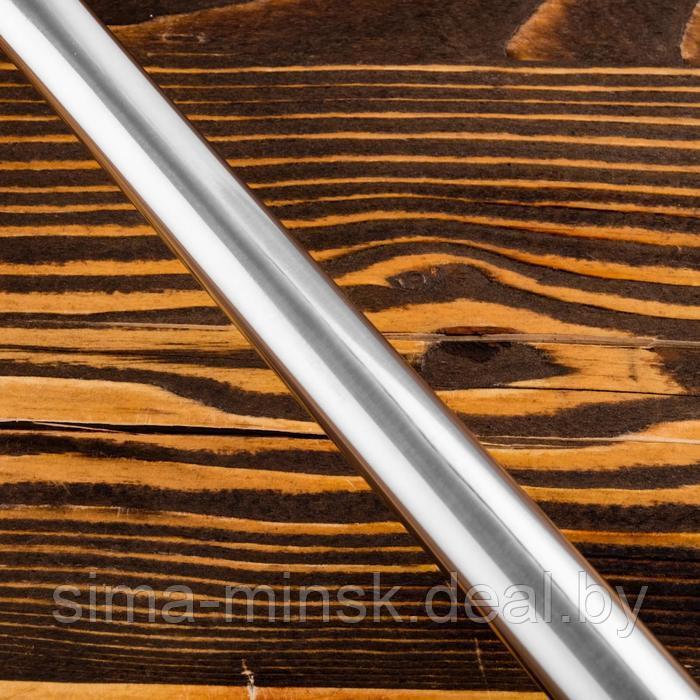 Шумовка для казана узбекская 53см, диаметр 15см, светлая деревянная ручка - фото 7 - id-p173356221