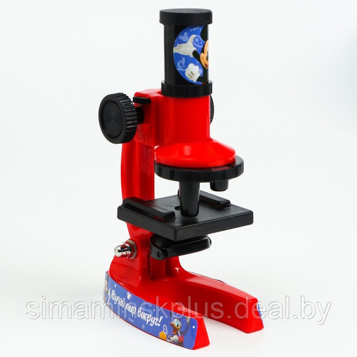 Микроскоп «Микки Маус и друзья», с биноклем и пинцетами, цвет МИКС - фото 3 - id-p173356949
