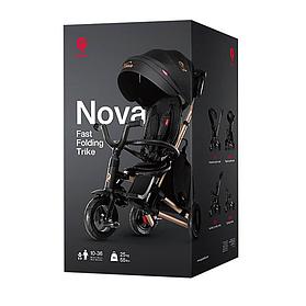 Велосипед трехколесный QPlay NOVA + Black-Gold/Черный-Золотой