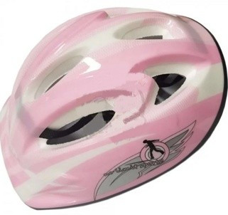 Шлем защитный для роликовых коньков FORA LF-0278-PI, розовый - фото 1 - id-p173364407