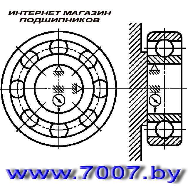 Подшипник MR104 ZZ,(1040 ZZ) размер 4*10*4 (ISB Italy) - фото 2 - id-p100083154