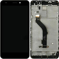 Дисплей (экран) Huawei GT3 (NMO-L31) c тачскрином с рамкой (black)