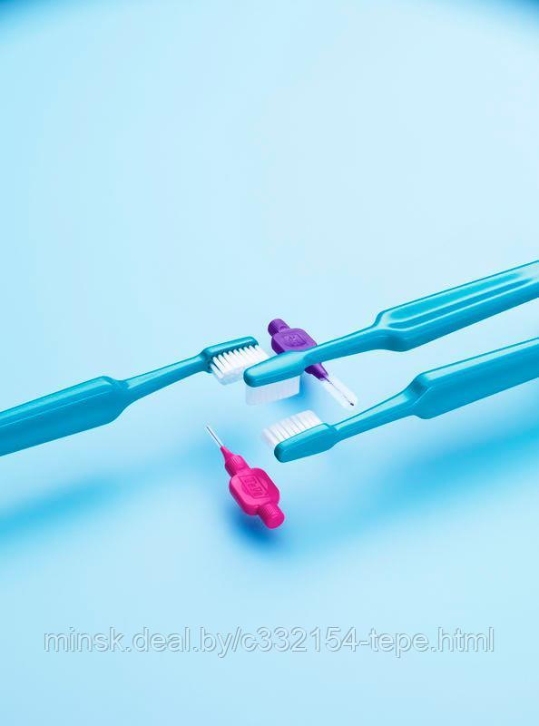 Межзубные ершики TePe IDB (interdental brush) №0 (диаметр спиральки 0,4 мм), 1 шт. в мягкой упаковке - фото 9 - id-p105691337