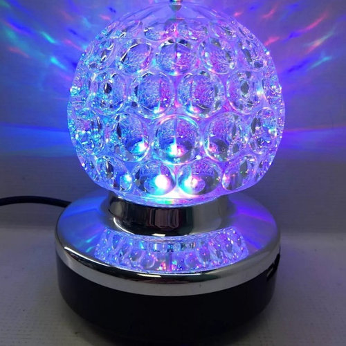 Светодиодный диско-шар Красочная вращающаяся лампа