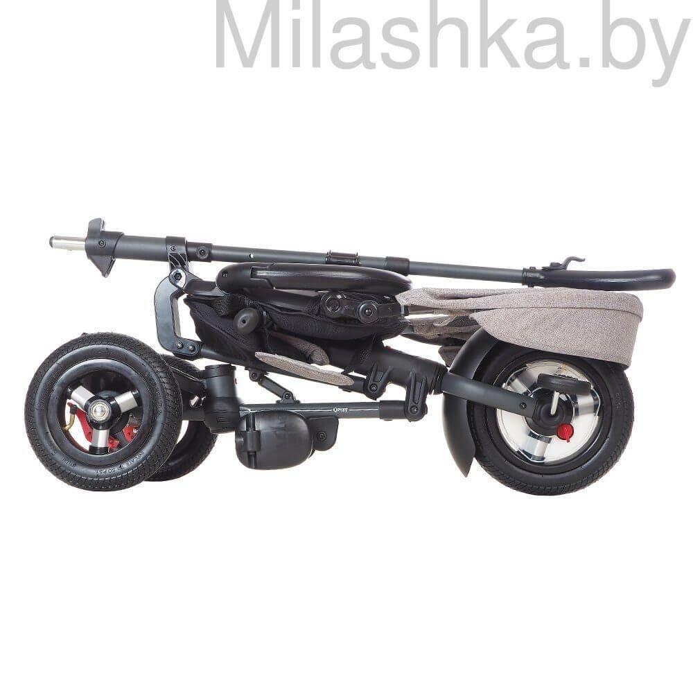 Детский складной велосипед QPlay Rito QA6 серый - фото 7 - id-p173376709