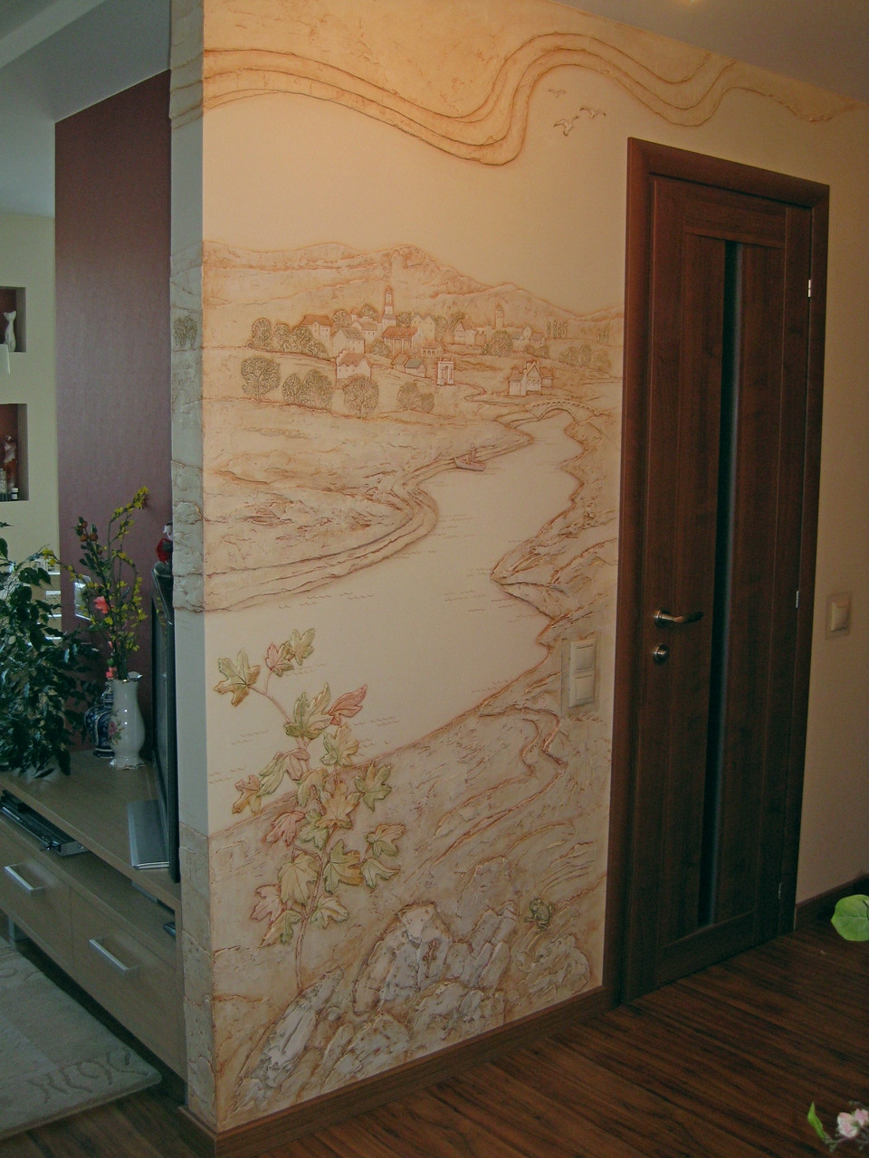 Роспись стен в коридоре - фото 3 - id-p166146442