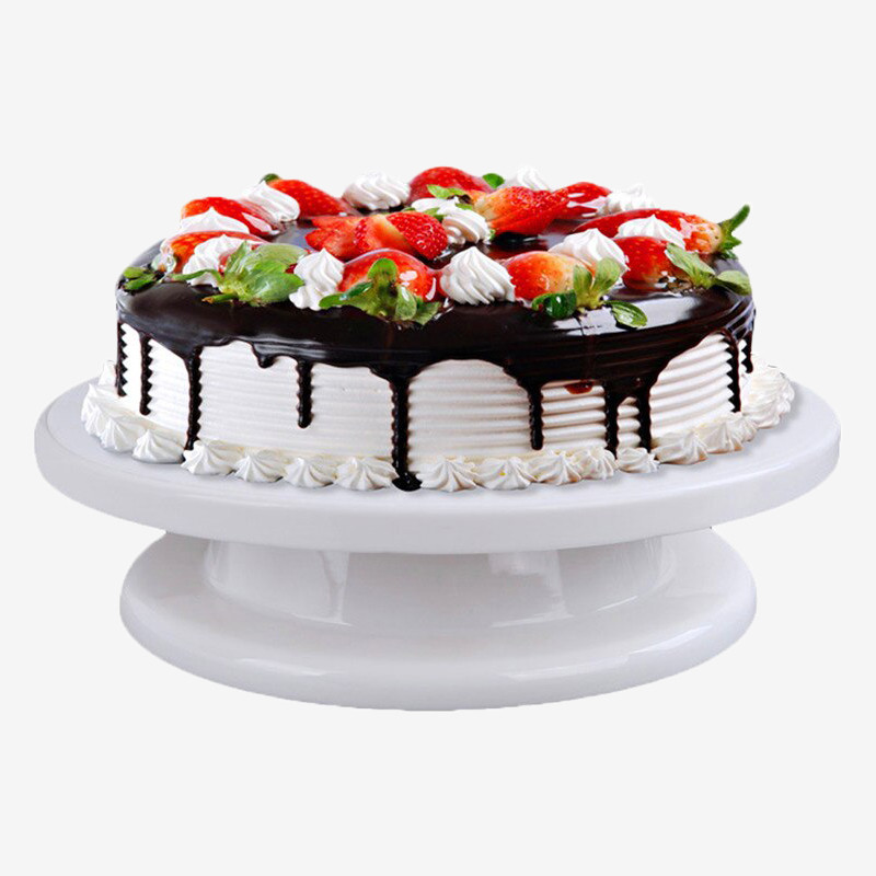 Подставка (столик) для торта вращающаяся 28×7 см - фото 1 - id-p173183368