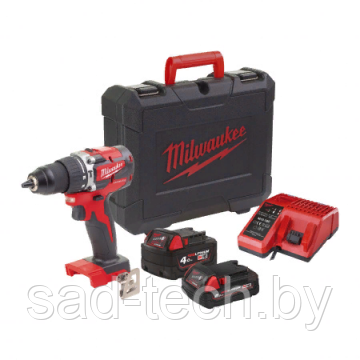 Аккумуляторная ударная дрель-шуруповерт Milwaukee M18 CBLPD-422C (Арт. 4933472116) - фото 1 - id-p173394997