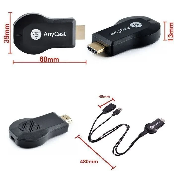 Медиаплеер ресивер WiFi в HDMI AnyCAST M9 Plus для просмотра видео со смартфона на Телевизор - фото 6 - id-p173400654