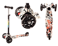 Детский трехколесный самокат MicMax Mini MG02B-63W MG02B-63W Детский трехколесный самокат MicMax Mini MG02B-63W