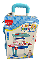 Детский набор "Happy Doctor" в чемоданчике + стол 2 в 1