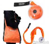 Сумка шоппер складная Nautiloop Roll-Up Bag для покупок Оранжевая