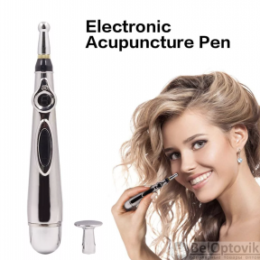 Электронный акупунктурный карандаш массажер Massager Pen GLF-209 - лазерная машинка для иглоукалывания -