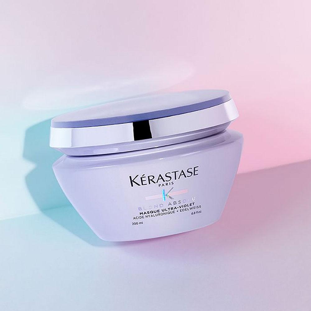 Маска Керастаз Блонд Абсолют для нейтрализации желтизны 200ml - Kerastase Blond Absolu Masque Ultra Violet - фото 4 - id-p96903987